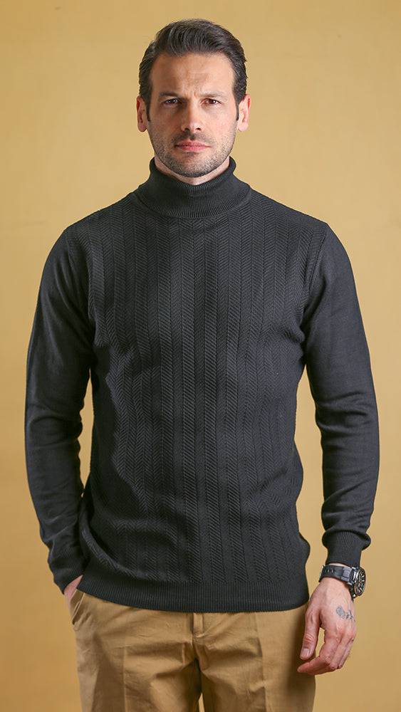 The Trailblazer Sweater – Premium Lightweight Cotton-Blend (Classic Black)