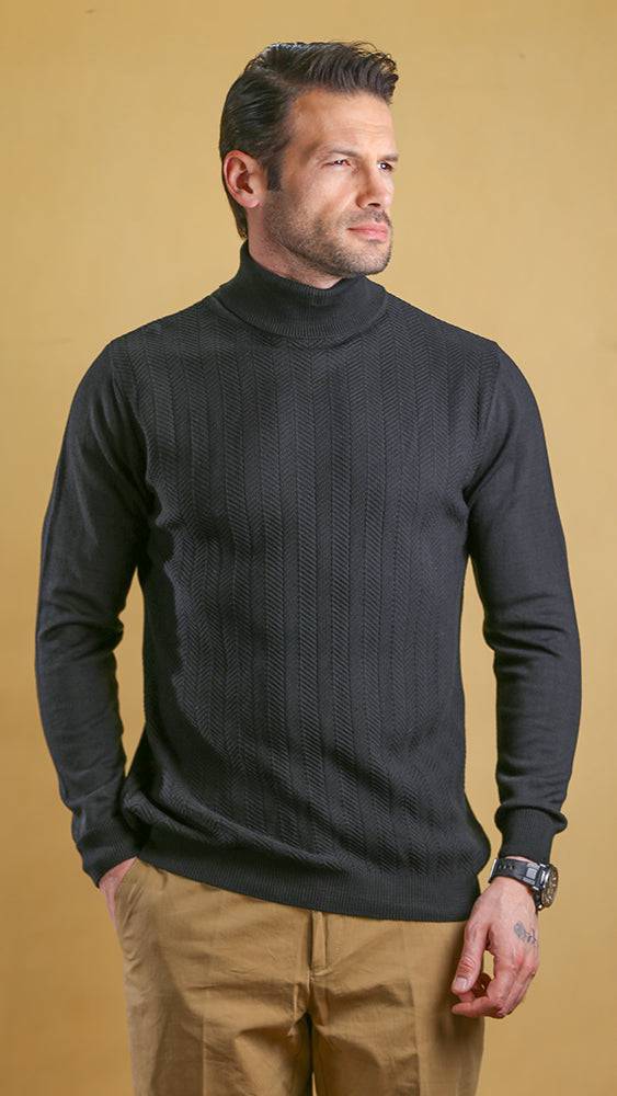 The Trailblazer Sweater – Premium Lightweight Cotton-Blend (Classic Black)