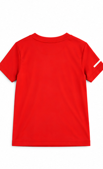 Athletic Works boys performance T-shirt — Red — back