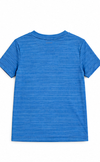 Athletic Works boys performance T-shirt — Blue — back
