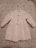 Blueberi Boulevard white and gold girls dress front view