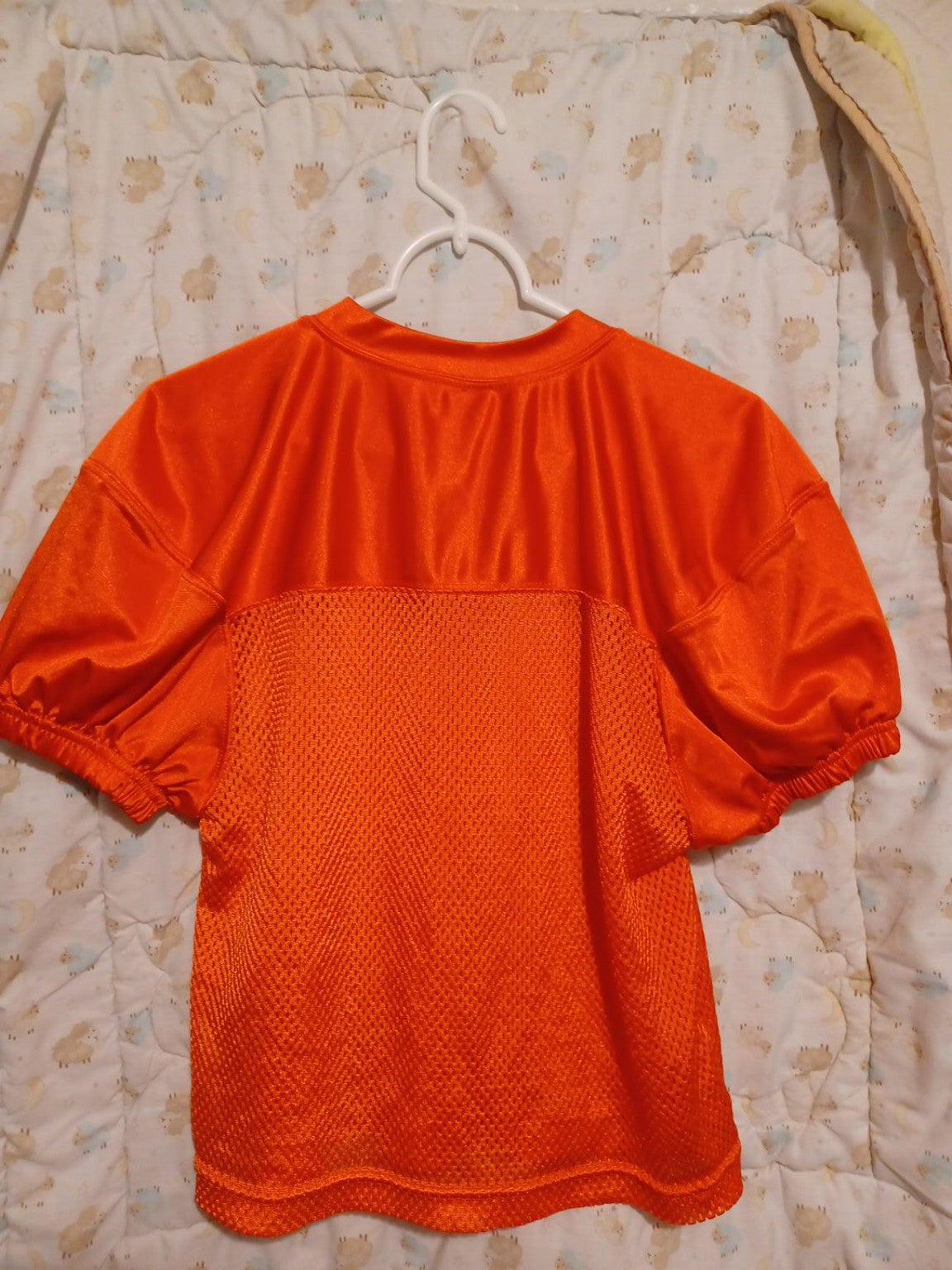 Champro orange youth XL football jersey back