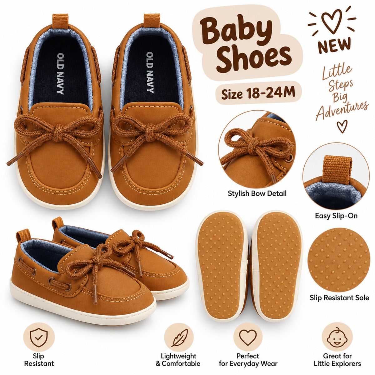 Old Navy baby shoes size 18-24M
